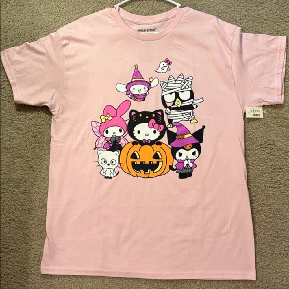 Hello Kitty And Friends Halloween Oversized Graphic Tee